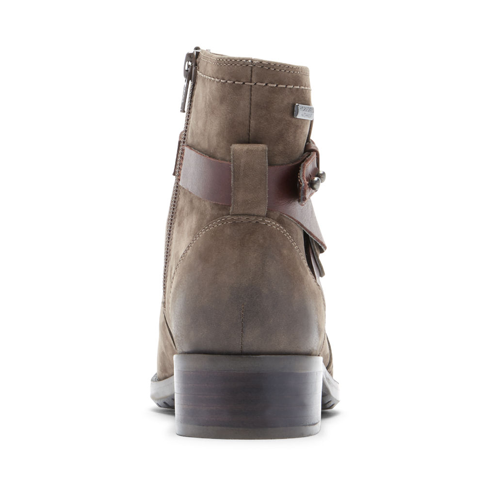 Botas Rockport Mujer Mexico - Copley Waterproof Strap Grises - ZVJDE8943